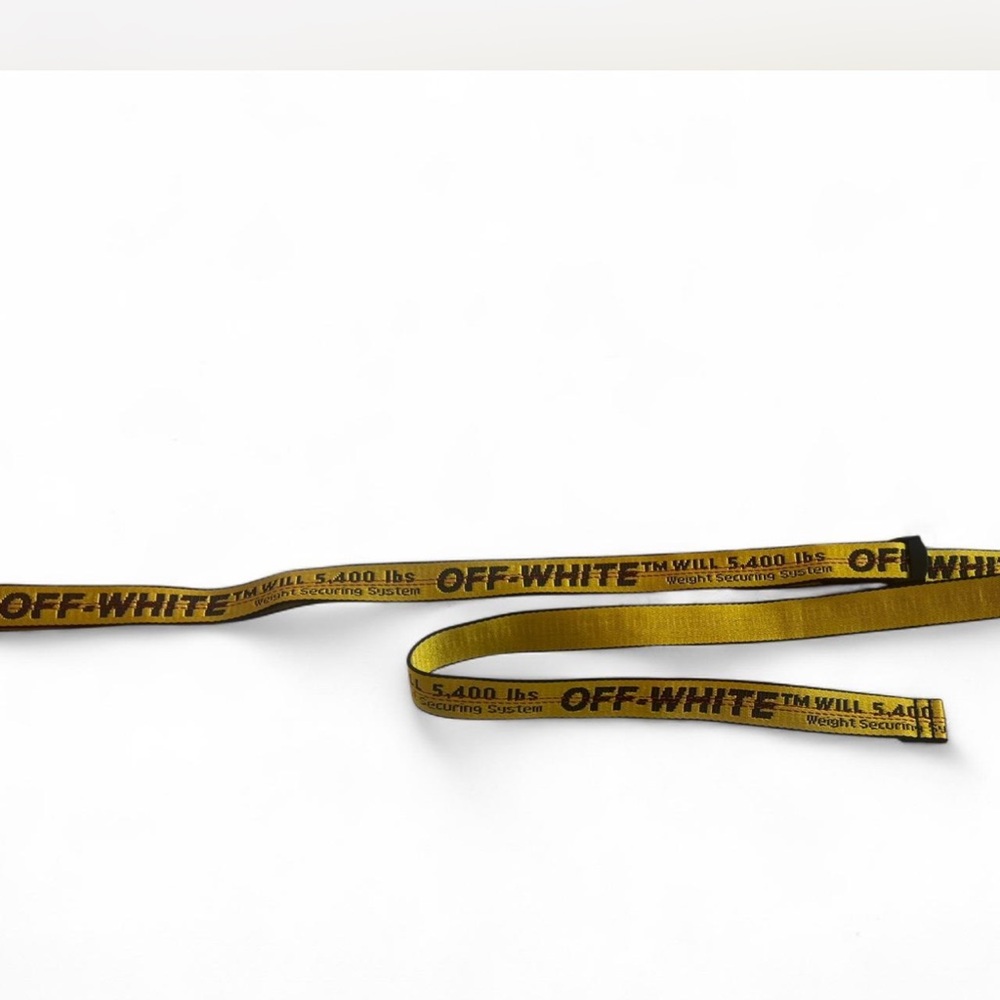 Off-White Industrial Belt in Gold and Black
